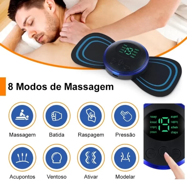 Mini Portable EMS Electric Neck Stimulation Massager For Cervical Muscle Pain Relief - Image 5