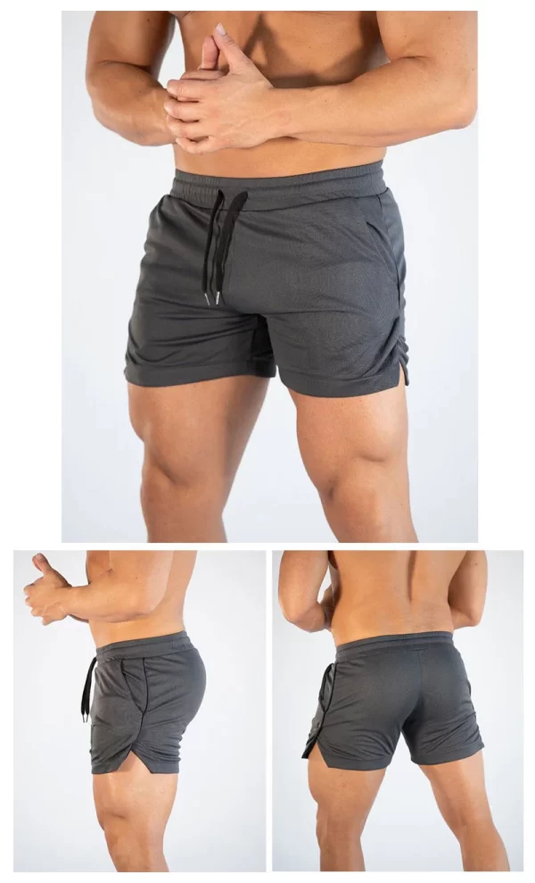 Shorts de fitness masculino de verão, shorts de ginástica, calças curtas, corrida, caminhadas, roupas esportivas, corrida, esportes - Image 2