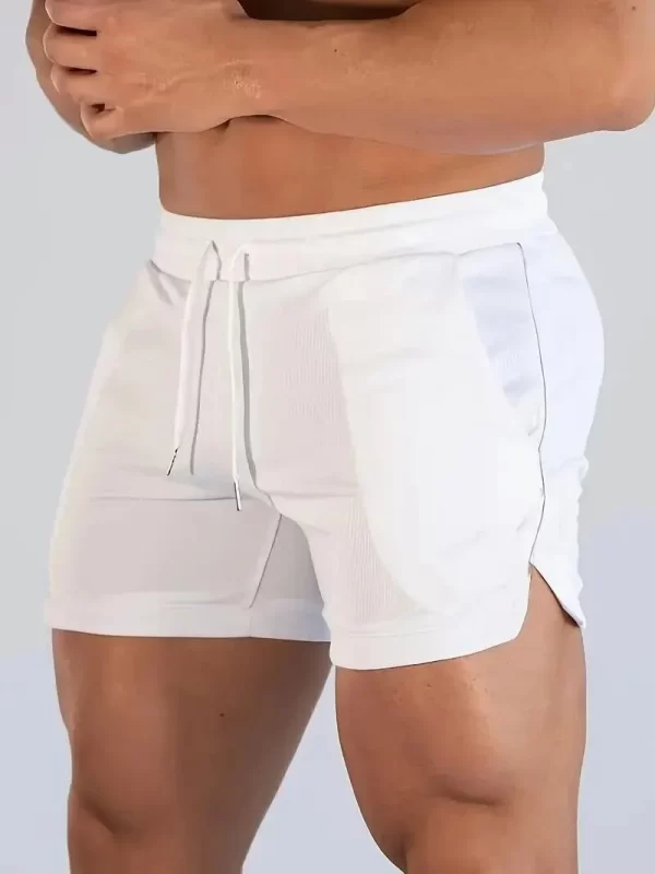 Shorts de fitness masculino de verão, shorts de ginástica, calças curtas, corrida, caminhadas, roupas esportivas, corrida, esportes - Image 8