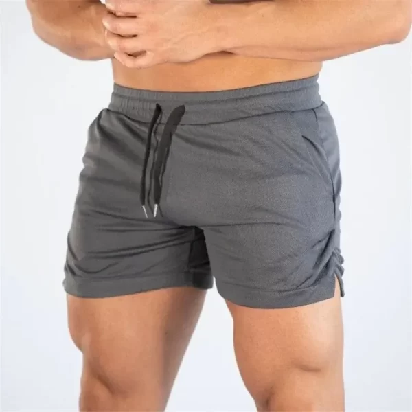 Shorts de fitness masculino de verão, shorts de ginástica, calças curtas, corrida, caminhadas, roupas esportivas, corrida, esportes