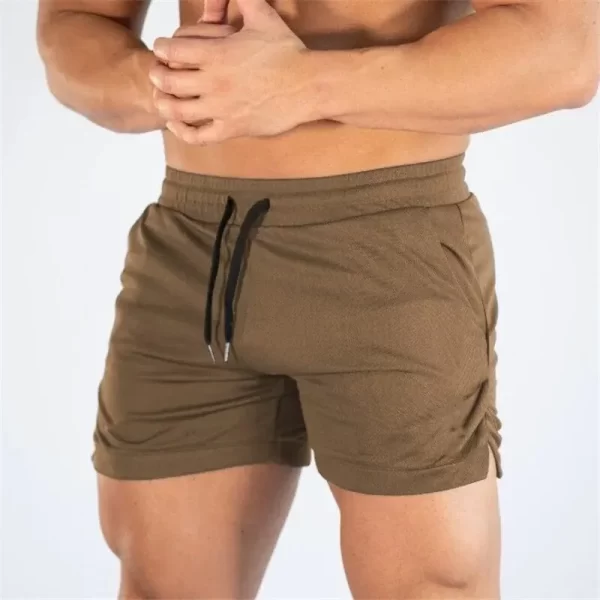 Shorts de fitness masculino de verão, shorts de ginástica, calças curtas, corrida, caminhadas, roupas esportivas, corrida, esportes - Image 7